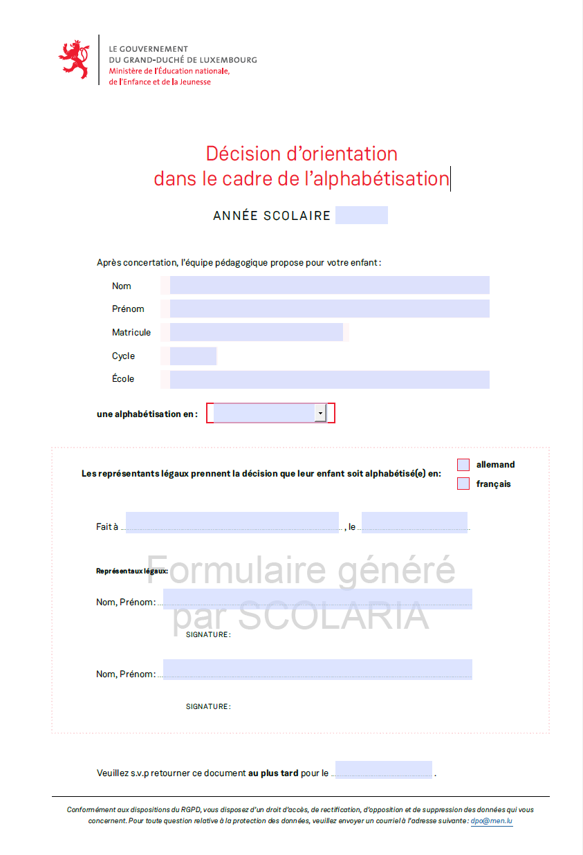 Dokument Card Image - Décision d’orientation dans le cadre de l’alphabétisation